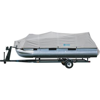 Classic Accessories Hurricane Pontoon Boat Cover — Fits 17ft. to 20ft. Boats