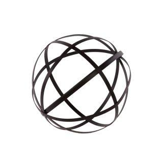 Black Metal Orb Dyson Sphere Design Decor (5 circles)