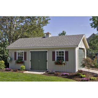 Homeplace 24ft. W x 14ft. D Keystone Wood Garage Shed