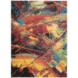 Alter State Edgy Abstract Multicolored Rug (4 x 6)