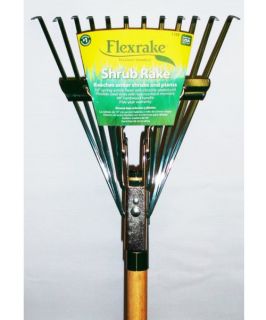 Flexrake 12 Tine Shrub Rake   Garden Tools and Supplies