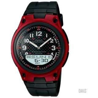 Casio Mens Illuminator AW80 4BV Black Resin Quartz Watch   17292176