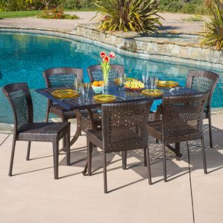 Brayden Studio Bautista 7 Piece Outdoor Dining Set