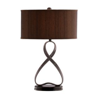Lazy Eight Scupted Metal Table Lamp