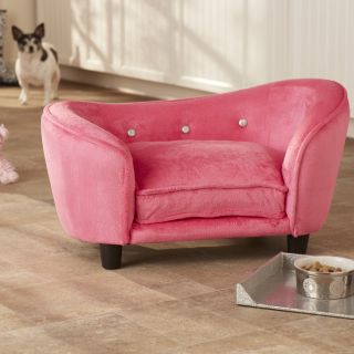 Enchanted Home Pet Ultra Plush Snuggle Bed   Pink
