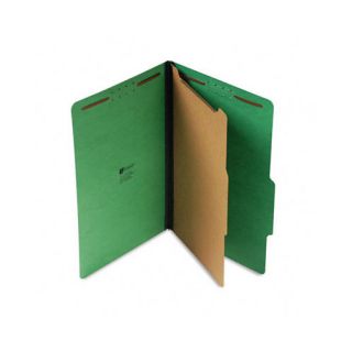 Pressboard Folder, Legal, Four Section, 10/Box