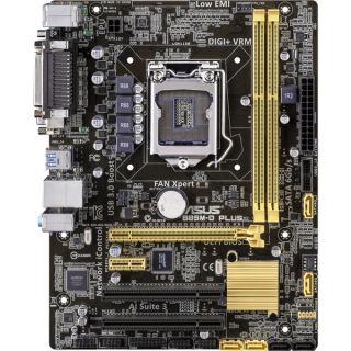 Asus B85M D PLUS Desktop Motherboard   Intel B85 Express Chipset   So