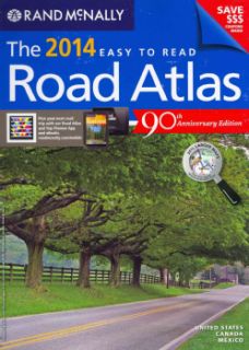 Rand McNally 2014 Easy to Read Road Atlas United States, Canada