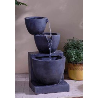 Modern Tier Bowls Indoor/ Outdoor Water Fountain   Shopping