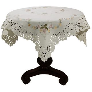 Xia Home Fashions Bordeaux Embroidered Cutwork Table Topper