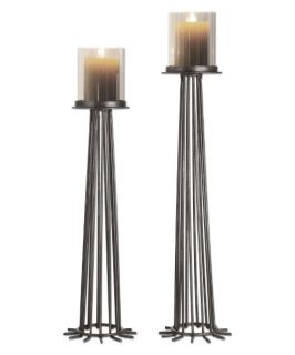 Uttermost Bardo Candleholders   Set of 2   Candle Holders & Candles