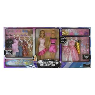 Harbor Trade 2 Pack Fashion Doll Mega Set   Toy Dollhouse Accessories
