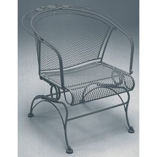Woodard Briarwood Coil Spring Barrel Dining Chair   Outdoor Dining Chairs