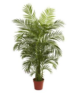 Nearly Natural Areca UV Resistant Silk Palm Tree   Silk Trees and Palms
