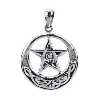 Celtic Pentacle Star .925 Sterling Silver Pendant (Thailand