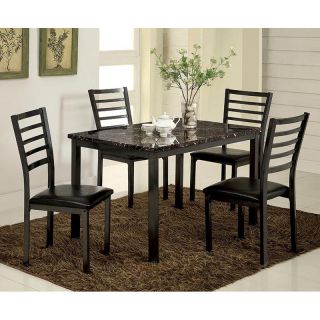 Furniture of America Katzman 48 in. Dining Table 5 Piece Set   Kitchen & Dining Table Sets