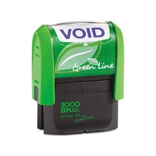 2000 PLUS Green Line Void Message Stamp (Blue)   15084562