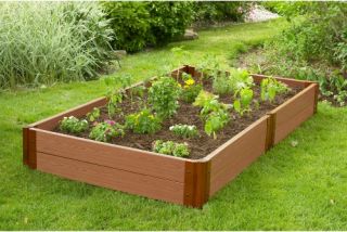 Frame It All Two Inch Series Composite Raised Garden Bed Kit   4ft. x 8ft. x 11in. Do Not Use