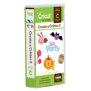 Cricut Everyday Create a Critter 2 Cartridge   14708546  