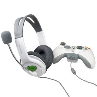 INSTEN Black Headset with Microphone for Microsoft xBox 360