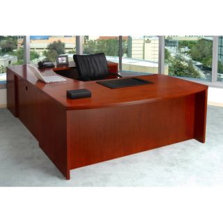 Mayline Mira Series U Shape Executive Desk Typical #7