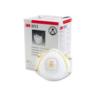 Particulate Respirator with Cool Flow Exhalation Valve, 10 Masks/Box