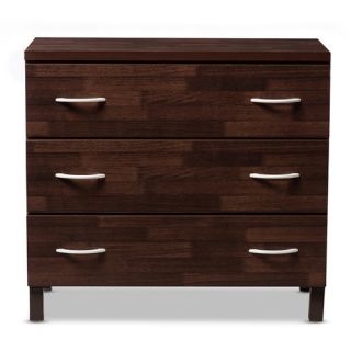 Wholesale Interiors Baxton Studio 3 Drawer Chest