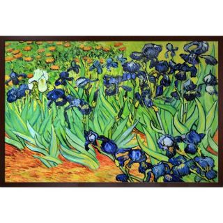 Van Gogh Irises Hand painted Framed Art Print   13269664  