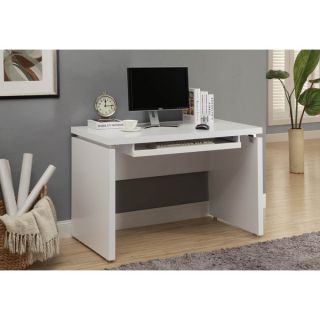 White 48 inch Long Computer Desk   15644399   Shopping