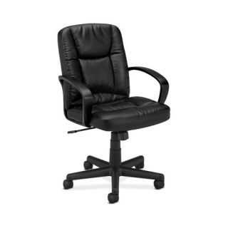 Basyx Mid Back Leather Conference Chair
