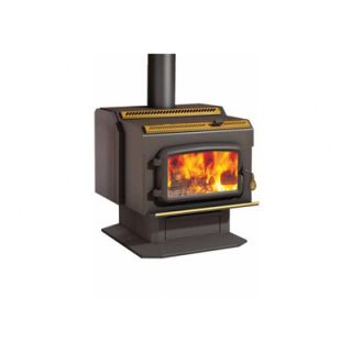 Drolet HT2000 2,400 Square Foot Wood Stove on Pedestal