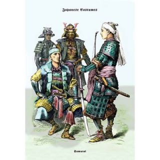 Japanese Costumes Samurai Painting Print by Buyenlarge