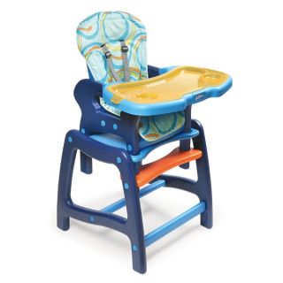 Badger Basket Envee Baby High Chair/ Play Table in Blue   12416744
