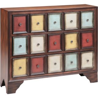 Stein World 12367 3 Drawer Multi Color Chest   Console Tables