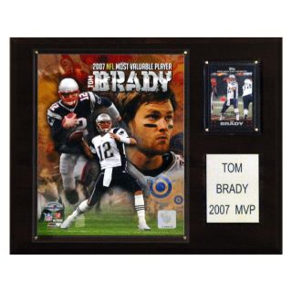 NFL 12 x 15 in. Tom Brady 2007 NFL MVP New England Patriots Player Plaque   Wall Art & Photography