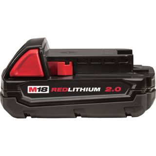 Milwaukee M18 RedLithium 2.0Ah Battery, Model# 48-11-1820  Power Tool Batteries