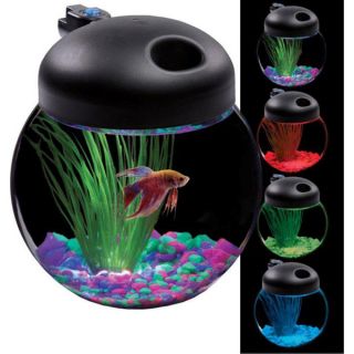KollerCraft LED Globe Bowl 1 Gallon Aquarium Kit