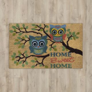 Latitude Run Home Sweet Home Owls Doormat