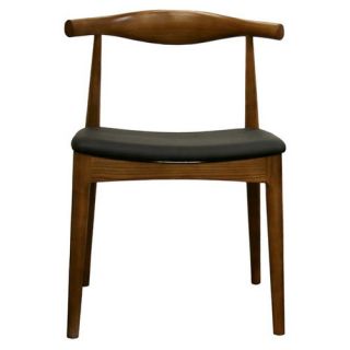 Wholesale Interiors Baxton Studio Sonore Dining Chair in Walnut Stain