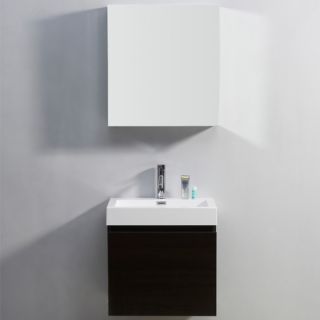 Virtu USA Zuri 24 inch Single sink Bathroom Vanity Set   15618120