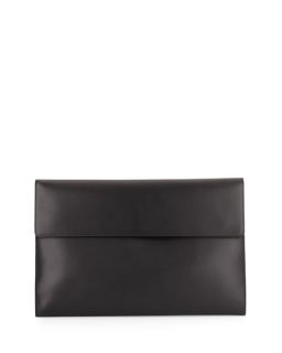 Loewe Leather Portfolio Case, Black