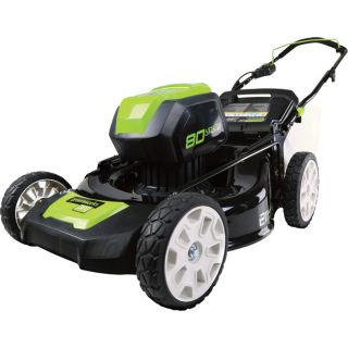 Greenworks DigiPro 3-In-1 Mower — 80 Volt, 21in. Deck, Model# 2501202  Walk Behind Mowers