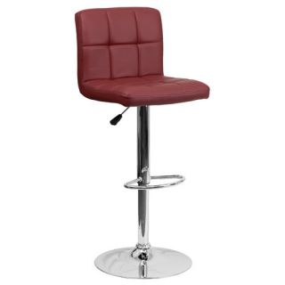 Flash Furniture Contemporary Adjustable Height Swivel Bar Stool with