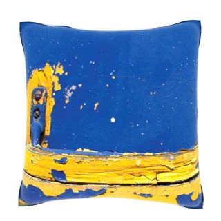 Chipped Paint Detail 18 inch Square Velour Throw Pillow