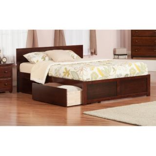 Atlantic Furniture Urban Lifestyle Orlando Bed with Bed Drawers Set