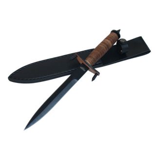 12.5 inch Leather Handle Hunting Knife   15835146  