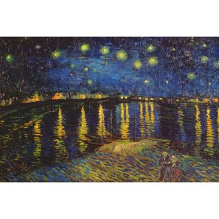 iCanvasArt Starry Night over the Rhone Canvas Wall Art by Vincent