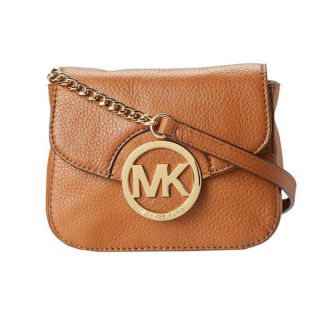 Michael Kors Fulton Small Luggage Brown Crossbody Handbag   17640229