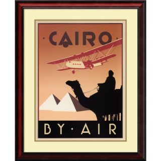 Brian James Cairo by Air Framed Art Print 26 x 32 inch