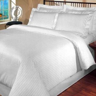 Luxor Treasures 400 Thread Count Egyptian Cotton Striped Duvet Cover Set   Bedding and Bedding Sets